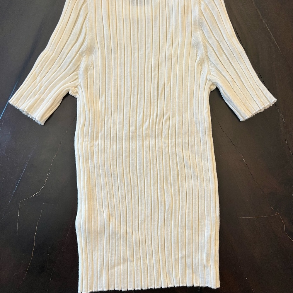 Woman’s Helmet Lang ribbed shirt never warn, medium